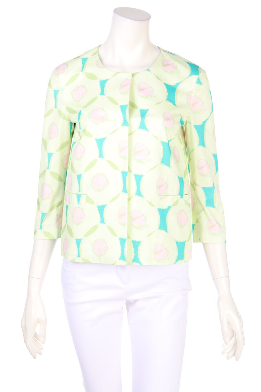 L´AUTRE CHOSE - Blazer-Jacke aus Baumwoll-Mix mit Punkten - D 40