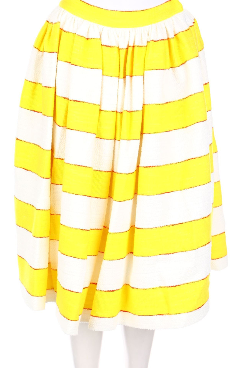 10X10 AN ITALIAN THEORY - Midi Skirt with Stripes - D 34