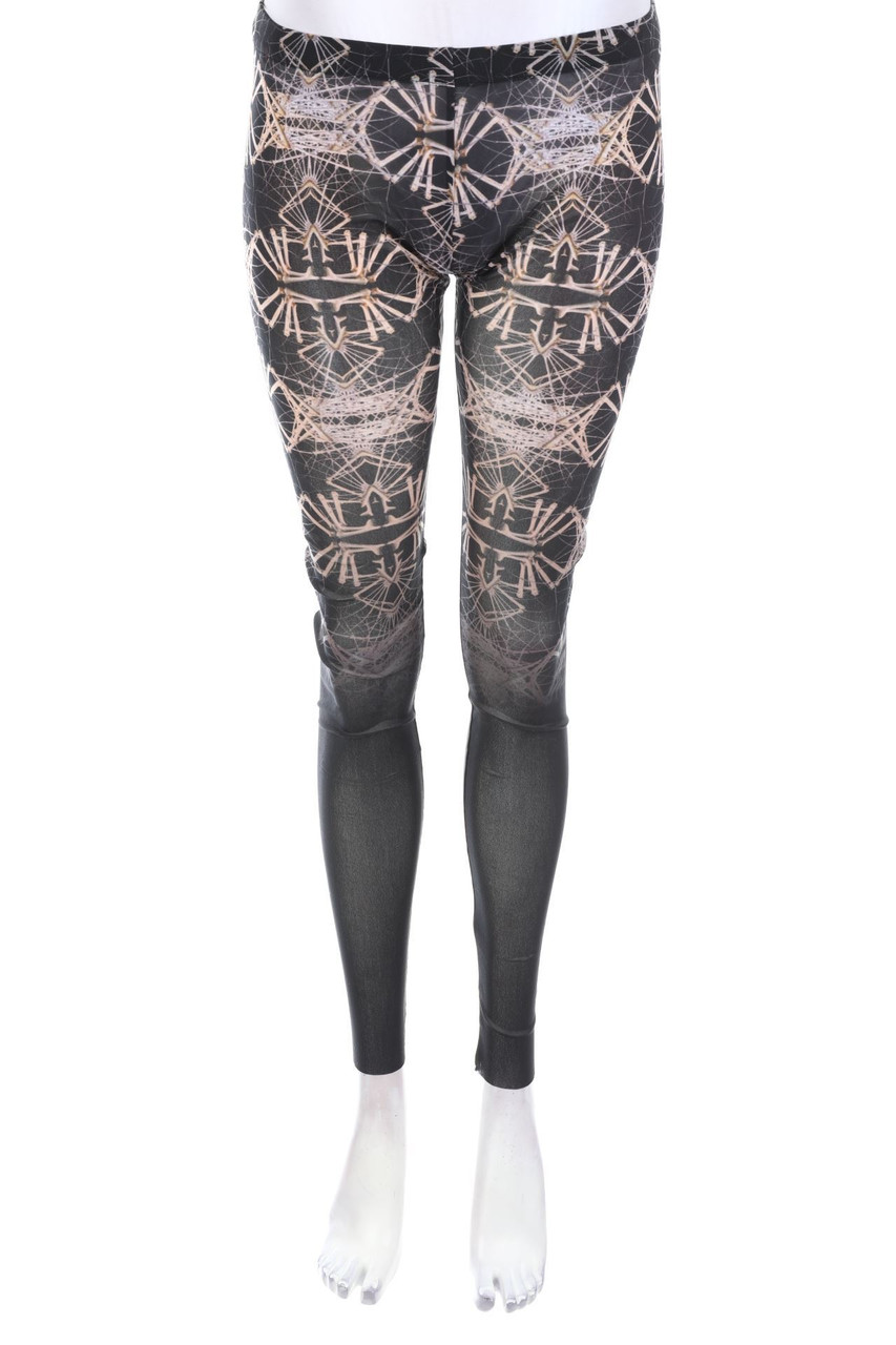 MARCELO BURLON - Mesh-Leggings mit Print - XS