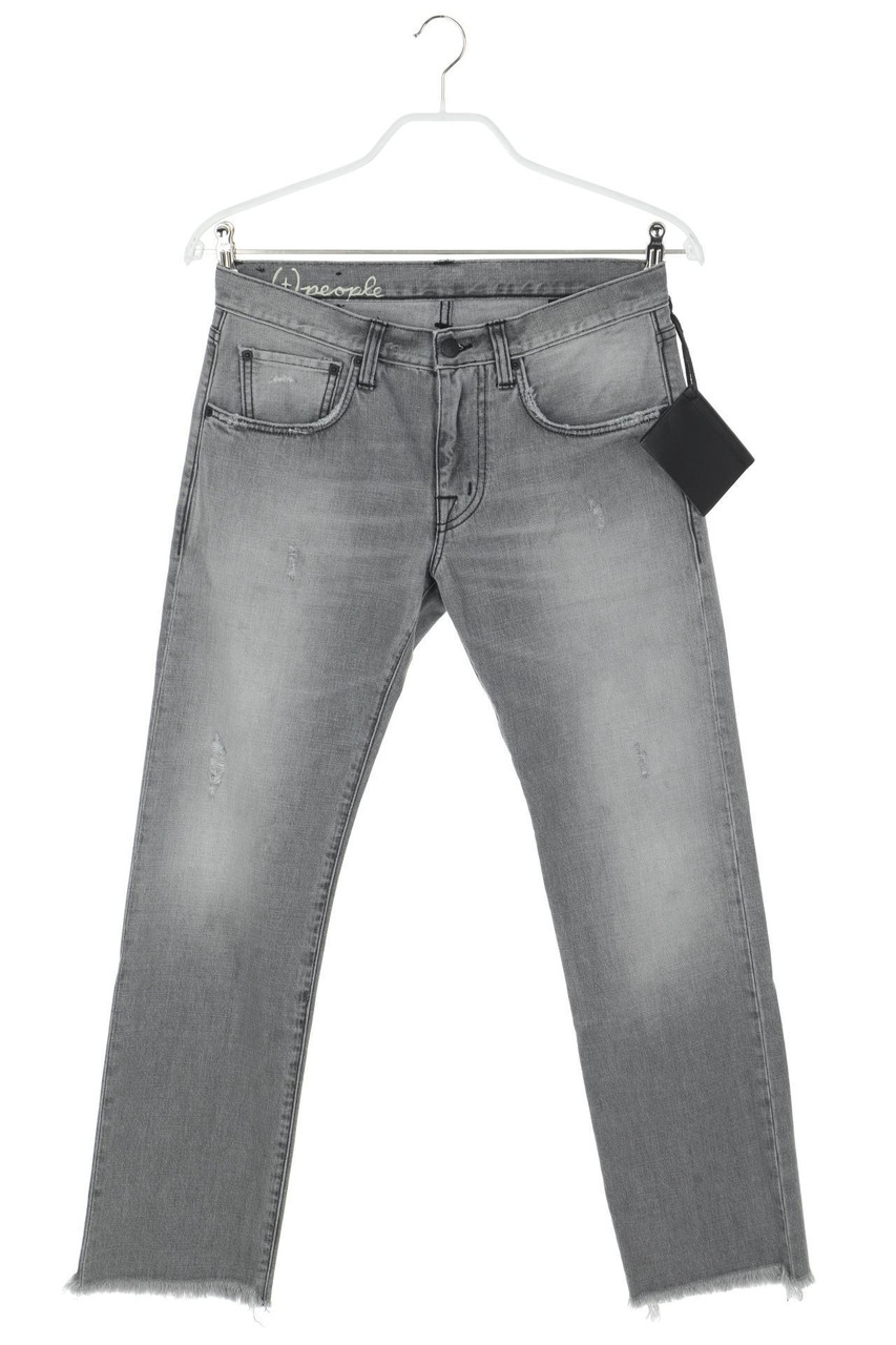 (+)people - straight straight distressed jeans - W30