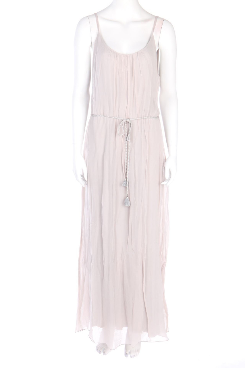 IRIS & INK - Maxi-Abendkleid aus Viskose mit Gürtel - D 42