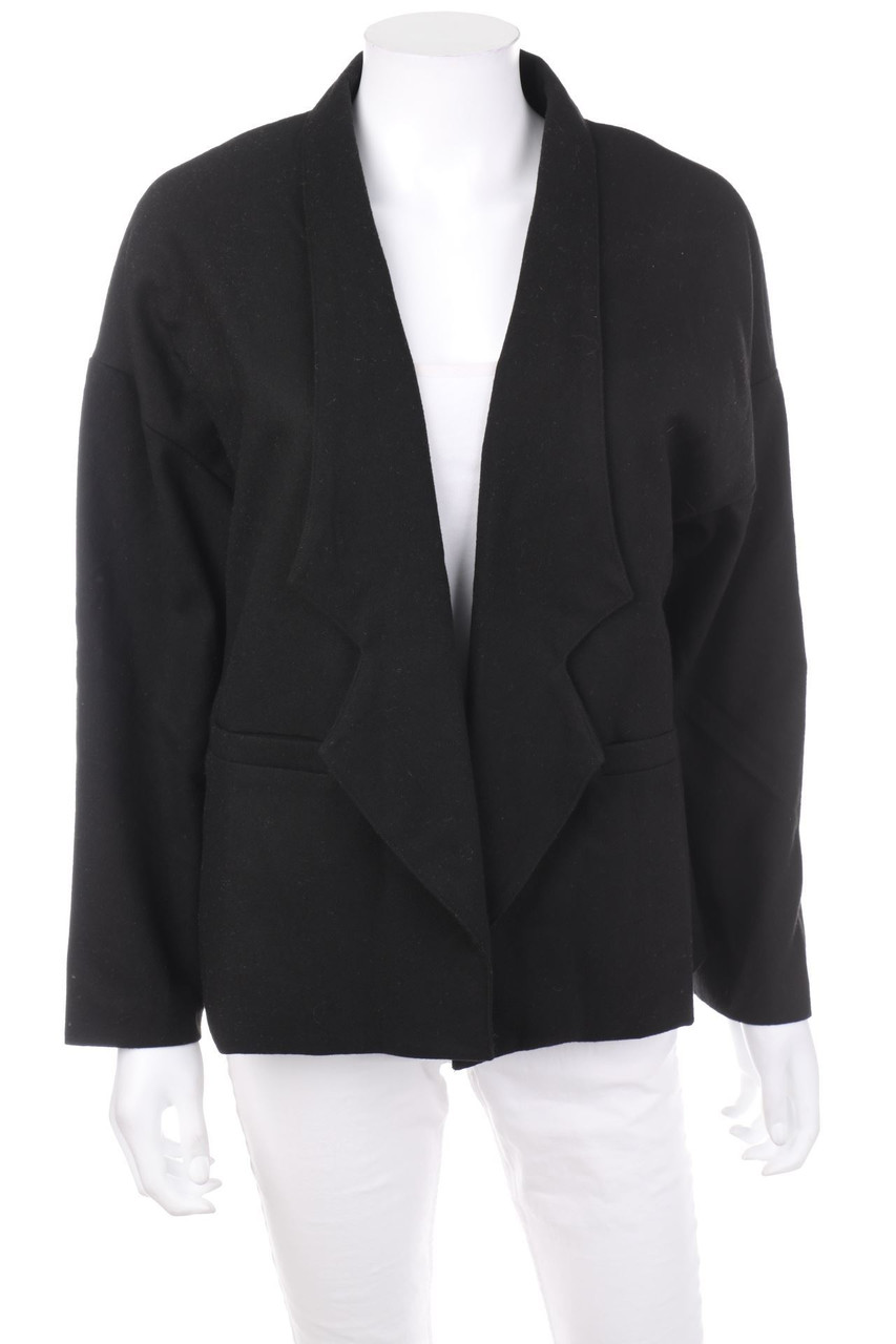 QUARTIER LATIN - Clean Chic Blazer with Overcut Shoulder - M