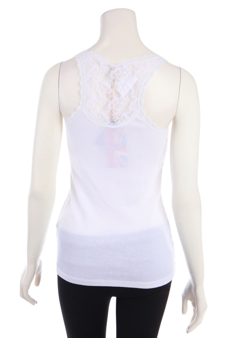 Pepe Jeans - Top with Lace Insert - L