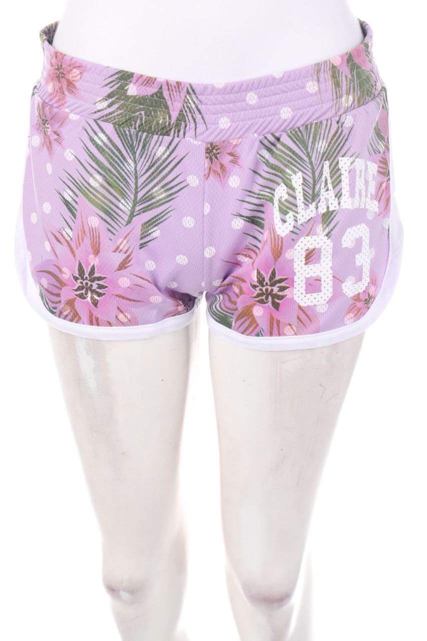 Odi et Amo - Hotpants, Mesh with Print - M