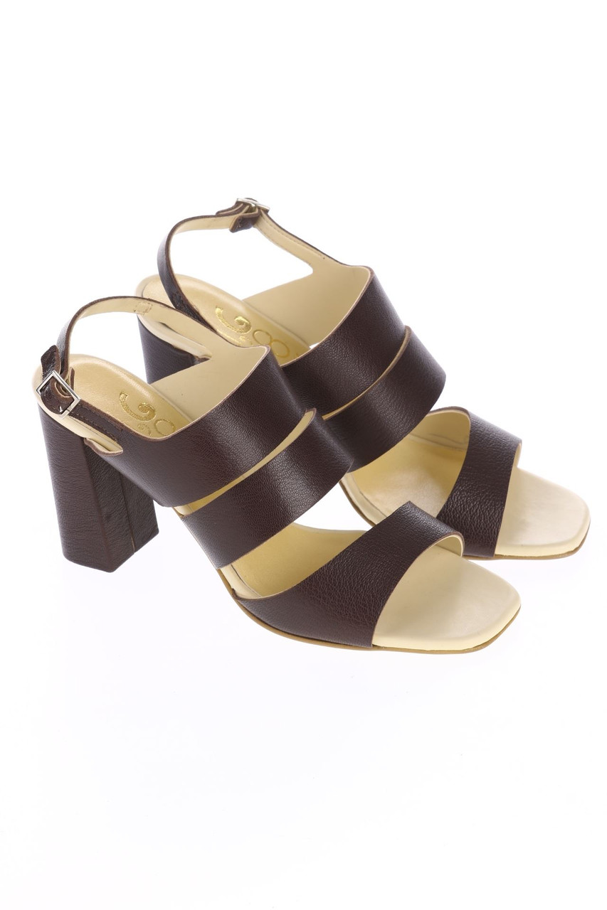 1,618 - Leather high heel sandals