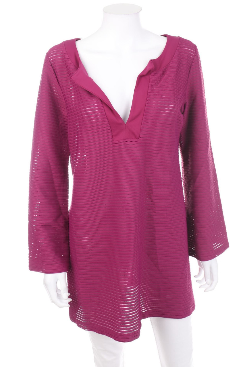 FISICO - Tunic Blouse, Eyelet Lace  - M