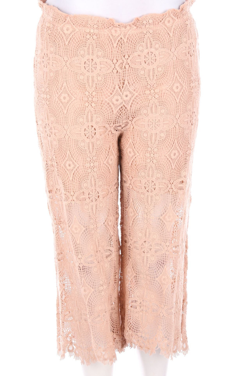 Pink memories - Culotte aus Spitze im Boho-Stil - D 38