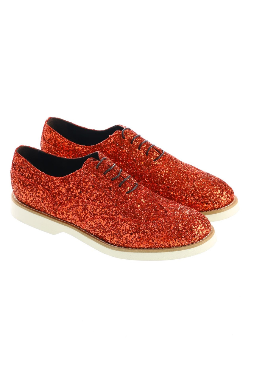 DOUCAL´S - Glitter-lace-up shoes