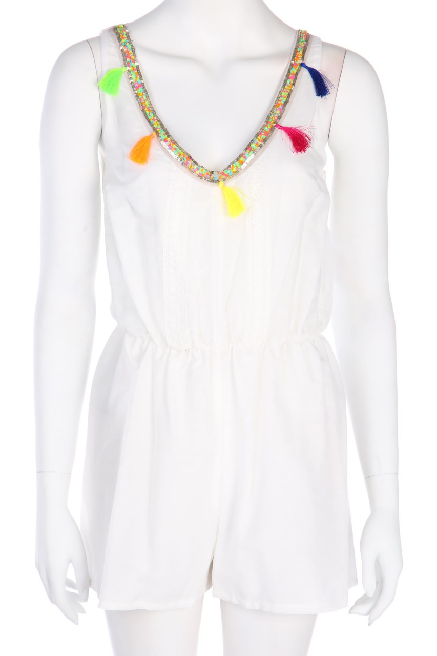 PATRIZIA PEPE - Playsuit mit Pailletten - D 36