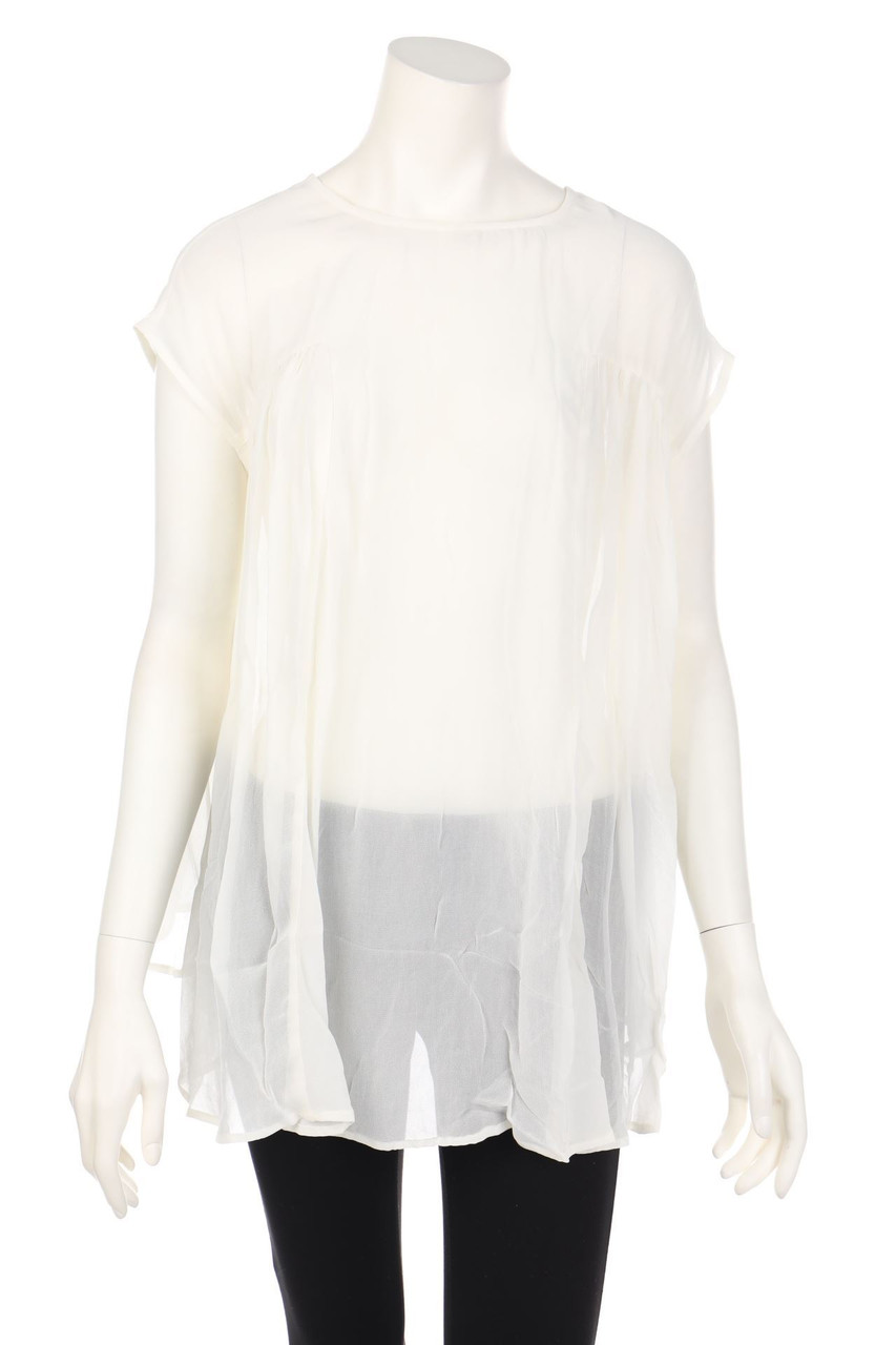 Anna Z - Blouse Top, Viscose with Ruffles - D 36