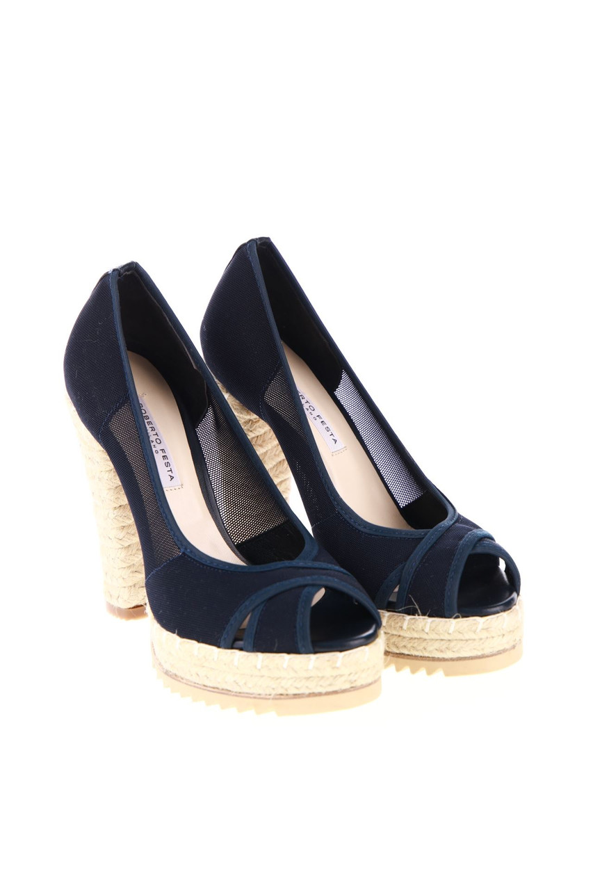 ROBERTO FESTA - peeptoe pumps, Mesh