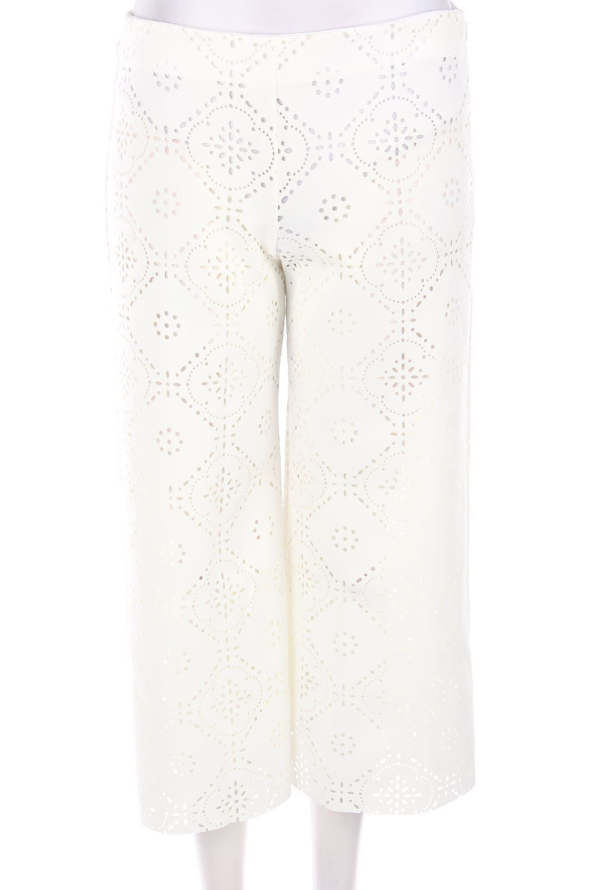 FISICO - Beach-Culotte Pants, Eyelet Lace  - M