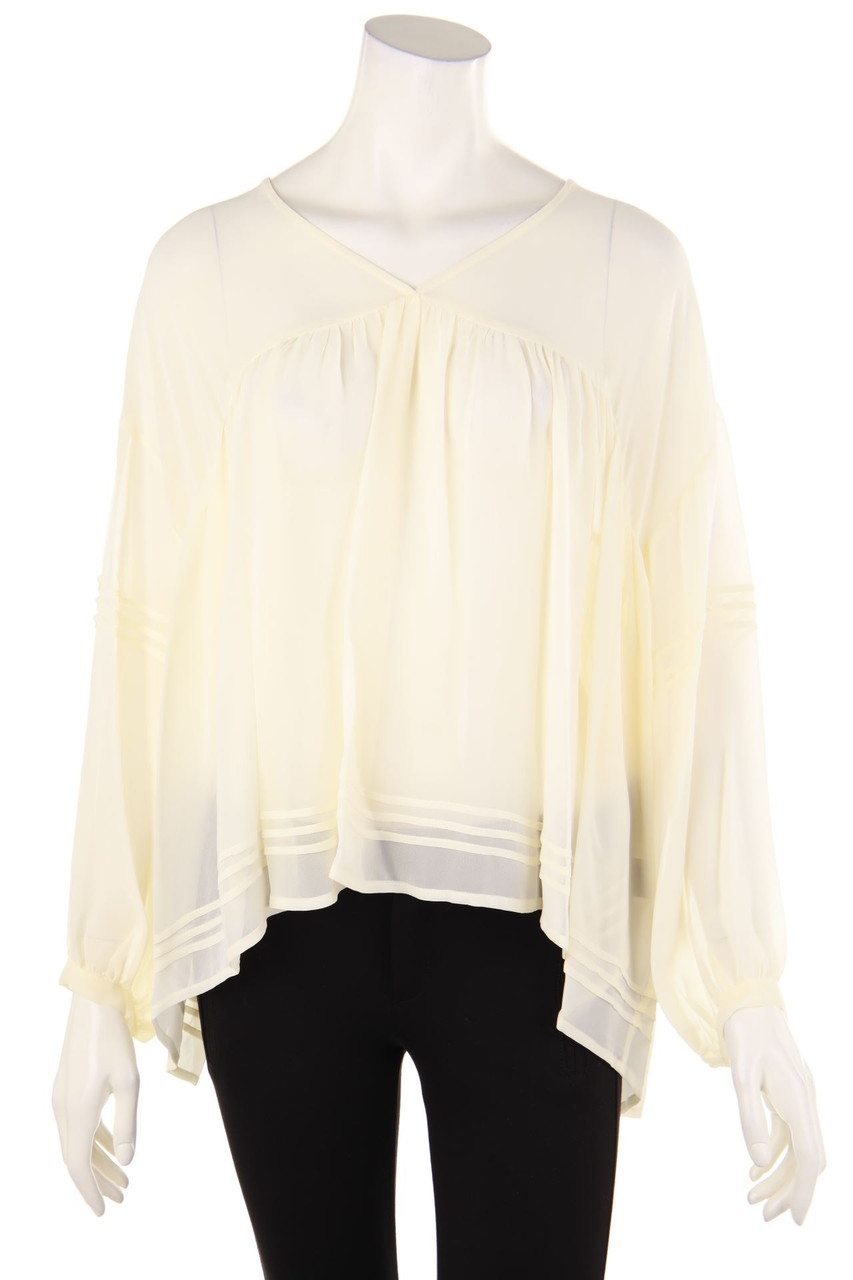 Suoli - Oversize-Blouse, Boho Style with Ruffles - D 34