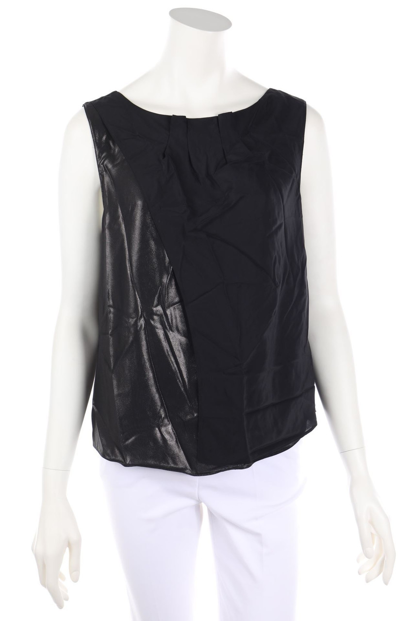 AJ ARMANI JEANS - Blusentop mit Metallic-Effekt - D 40