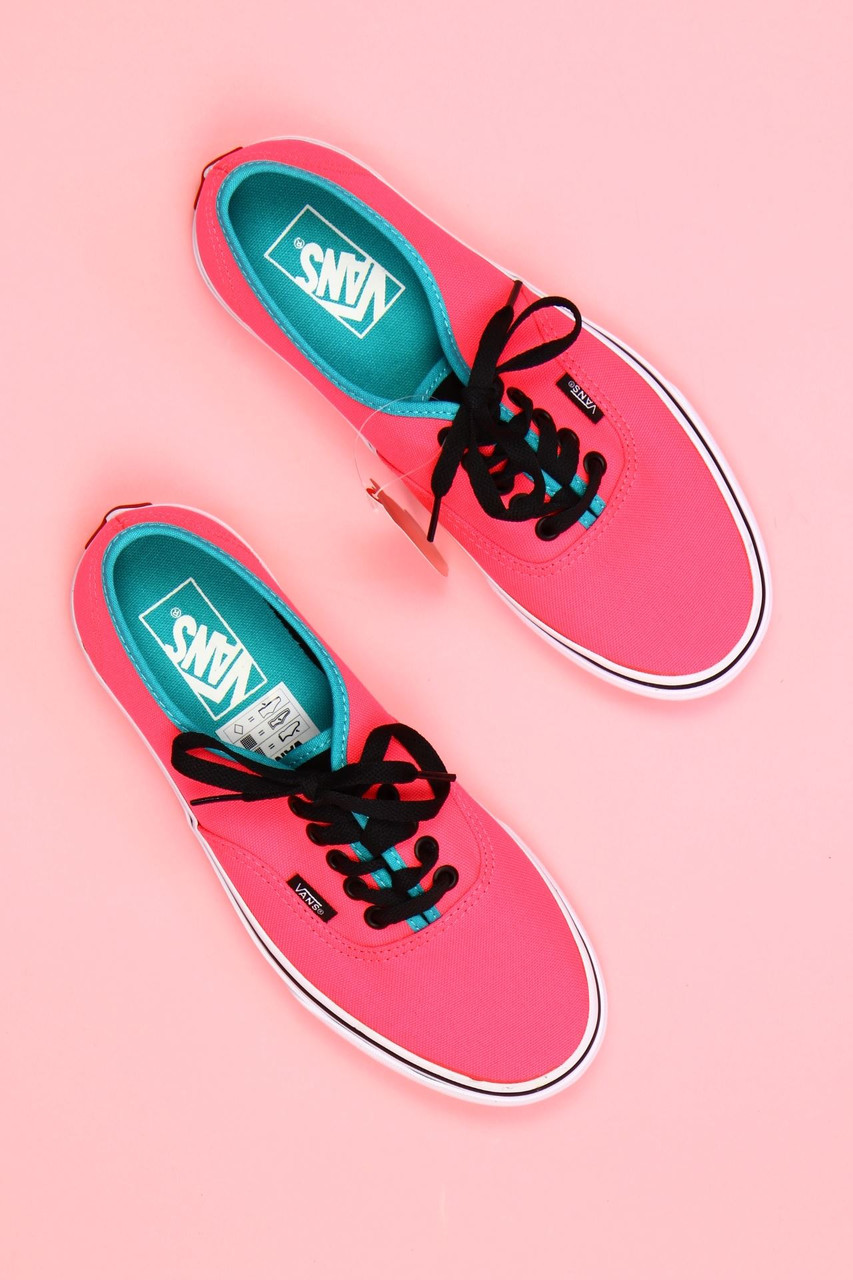 vans - Neon-low-top sneakers