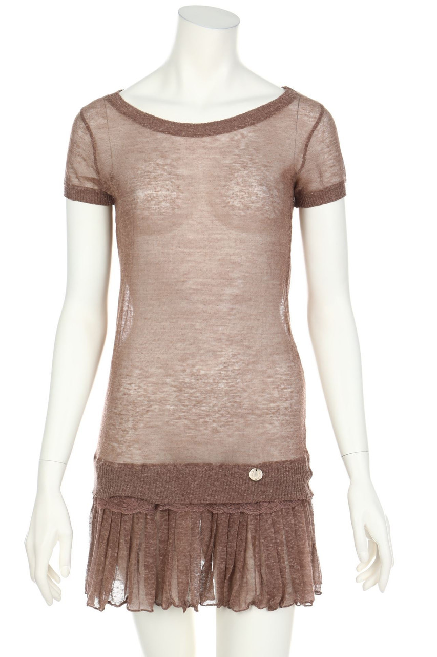 REBEL QUEEN by LIU JO - Strickkleid aus Leinen-Mix - D 34