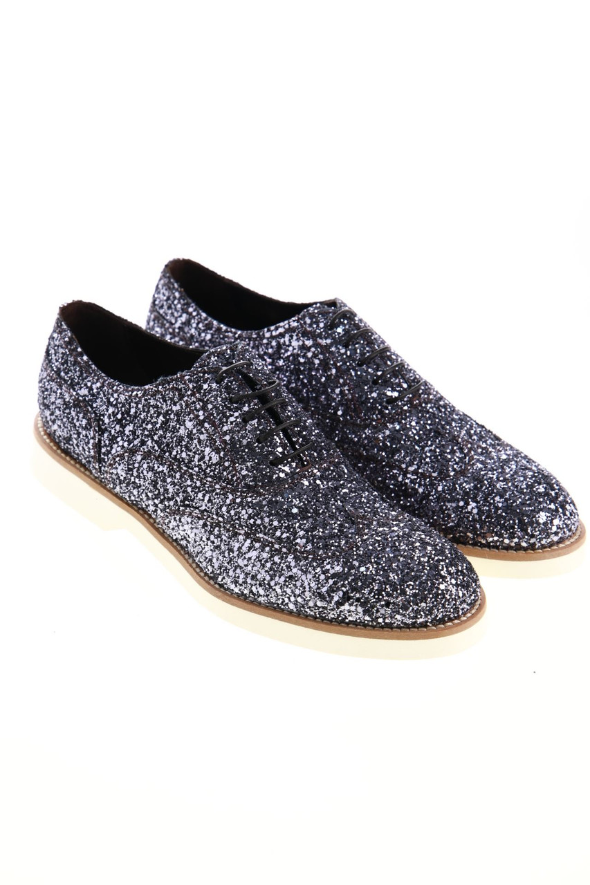 DOUCAL´S - Glitter-lace-up shoes